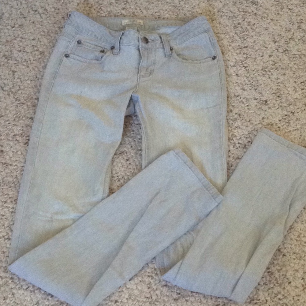 Gray wash jeans Sz O